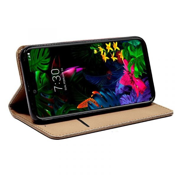 funda cool flip cover para lg g8 thinq liso beige 1