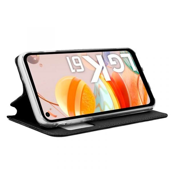 funda cool flip cover para lg k61 liso negro 1
