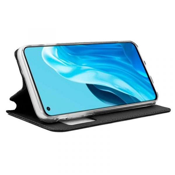 funda cool flip cover para oppo find x5 lite liso negro 1