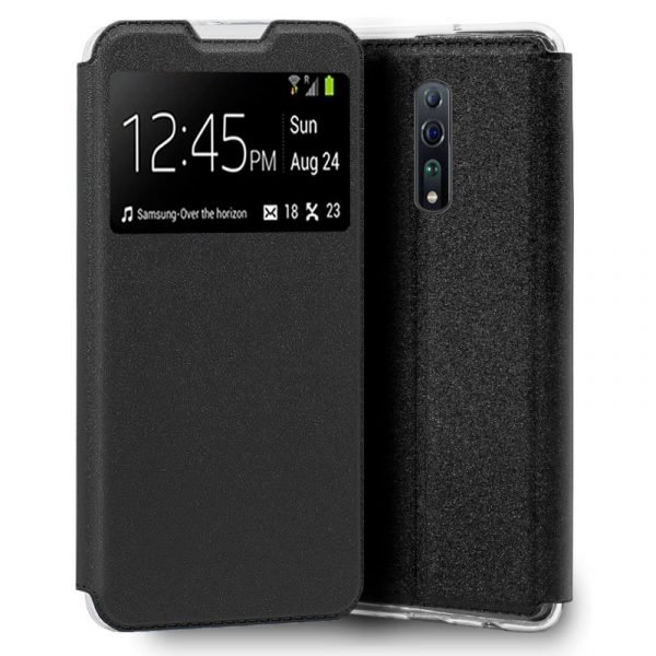 funda cool flip cover para oppo reno z liso negro