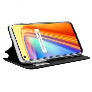 funda cool flip cover para realme 7 liso negro 1