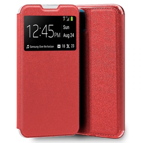 funda cool flip cover para realme c11 2021 liso rojo