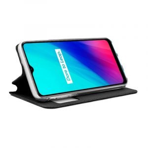 funda cool flip cover para realme c3 realme 6i liso negro 1