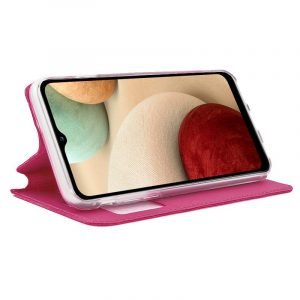 funda cool flip cover para samsung a125 galaxy a12 m12 liso rosa 1