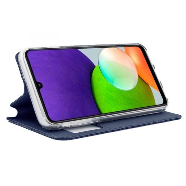 funda cool flip cover para samsung a225 galaxy a22 4g liso azul 1
