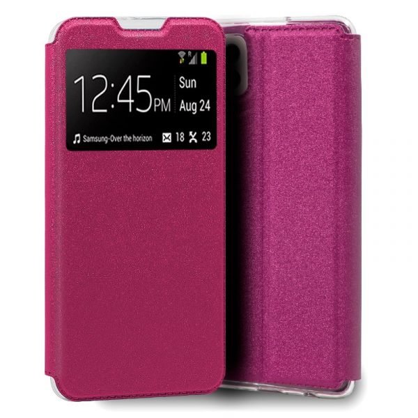 funda cool flip cover para samsung a225 galaxy a22 4g liso rosa