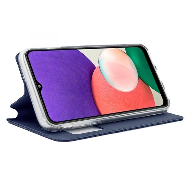 funda cool flip cover para samsung a226 galaxy a22 5g liso azul 1