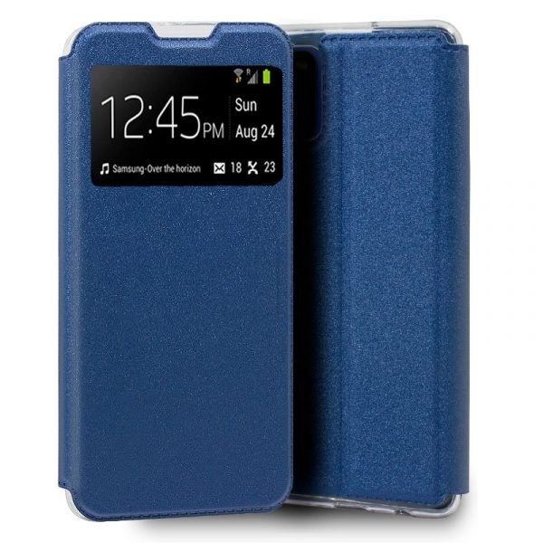 funda cool flip cover para samsung a315 galaxy a31 liso azul