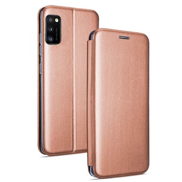 funda cool flip cover para samsung a415 galaxy a41 elegance rose gold