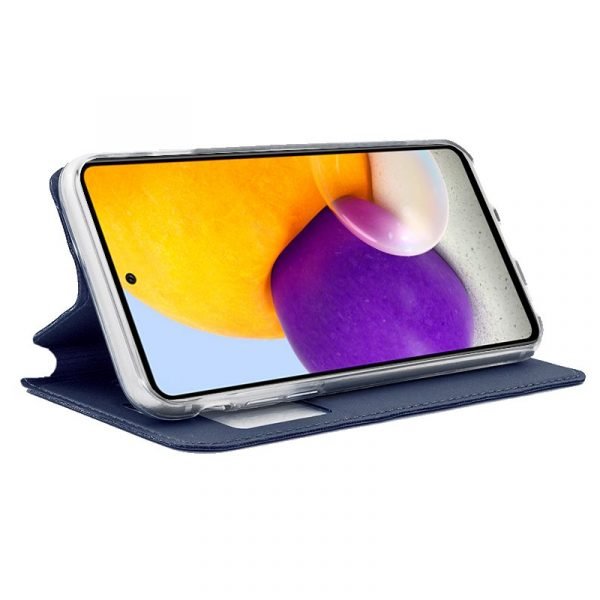 funda cool flip cover para samsung a725 galaxy a72 liso azul 1