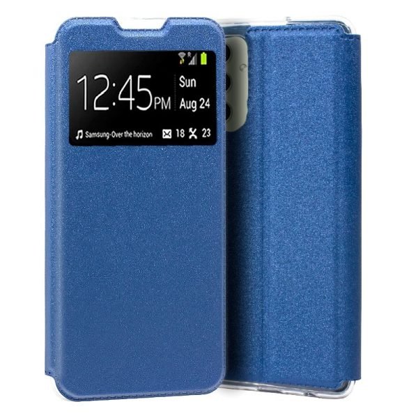 funda cool flip cover para samsung galaxy a54 5g liso azul