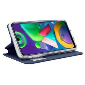 funda cool flip cover para samsung m215 galaxy m21 liso azul 1