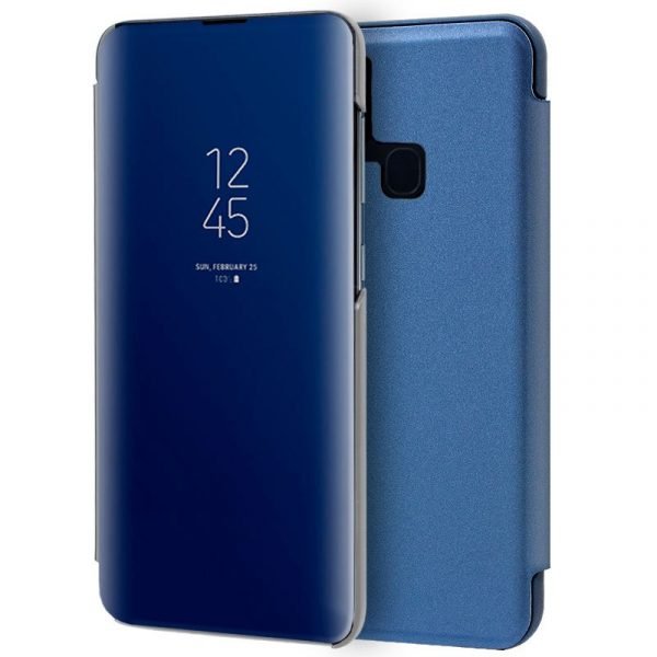 funda cool flip cover para samsung m215 galaxy m21 m31 clear view azul