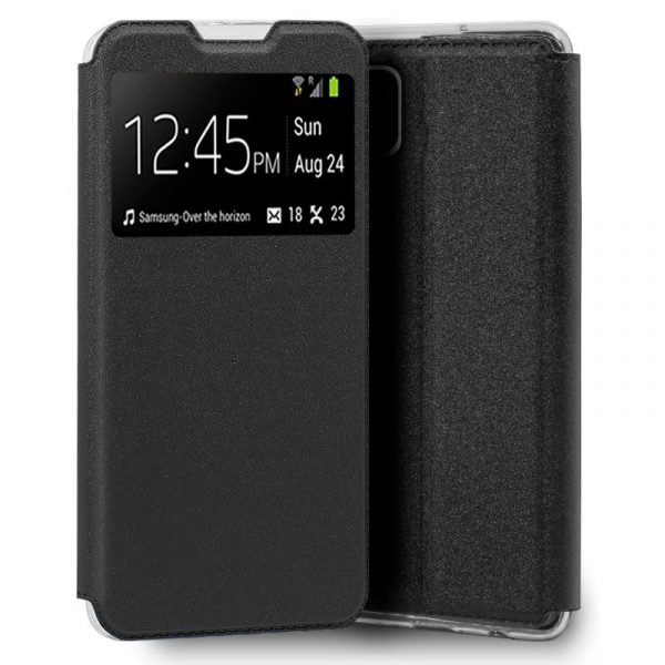 funda cool flip cover para samsung m225 galaxy m22 m32 liso negro