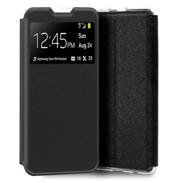 funda cool flip cover para samsung m336 galaxy m33 liso negro