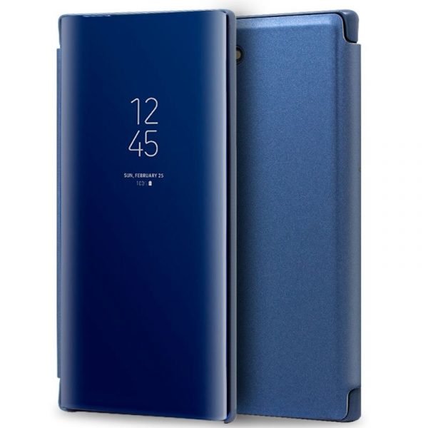 funda cool flip cover para samsung n970 galaxy note 10 clear view azul