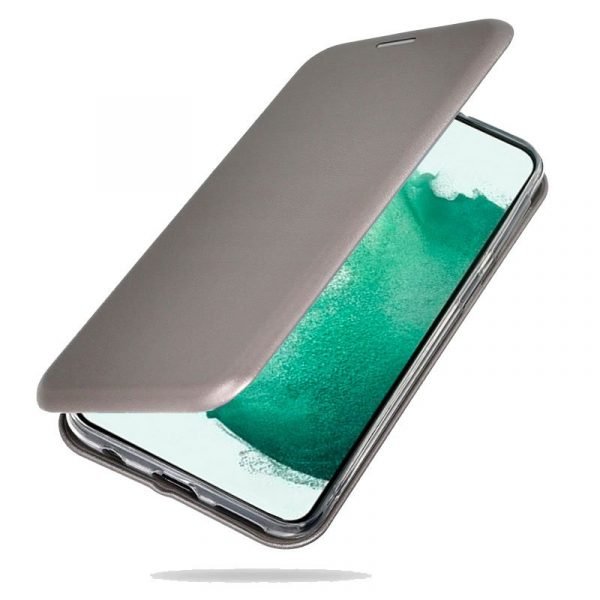 funda cool flip cover para samsung s906 galaxy s22 plus elegance plata 2