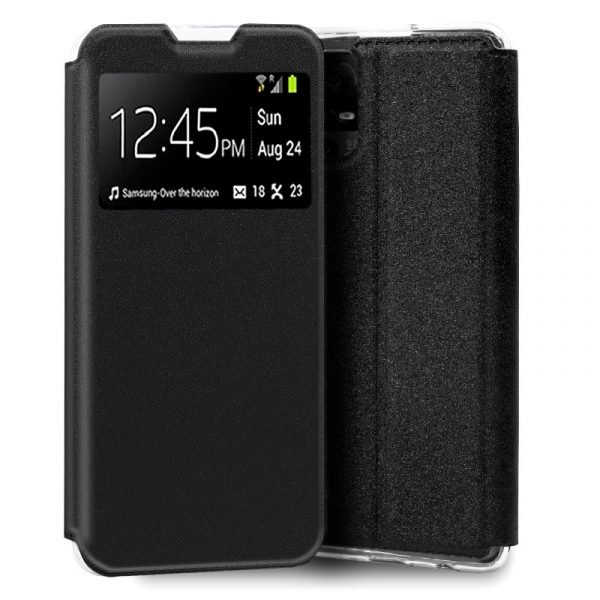 funda cool flip cover para tcl 40r 5g liso negro