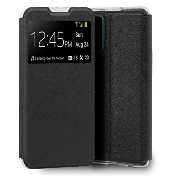 Funda Flip Cover para Vivo Y11s / Y20s Liso Negro
