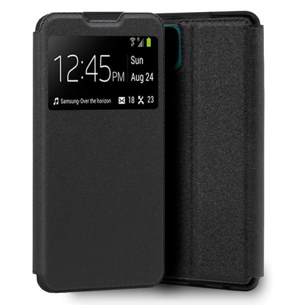 funda cool flip cover para wiko y62 liso negro