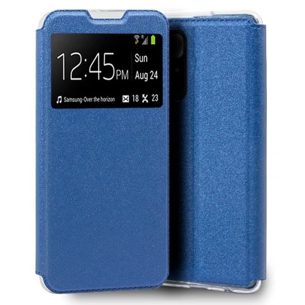 funda cool flip cover para xiaomi poco m4 pro 5g redmi note 11s 5g liso azul