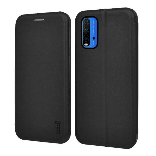 funda cool flip cover para xiaomi pocophone m3 redmi 9t elegance negro 2