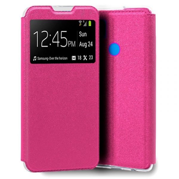 funda cool flip cover para xiaomi redmi 9c 10a liso rosa
