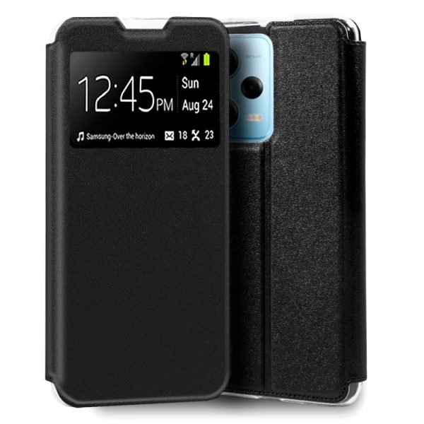 funda cool flip cover para xiaomi redmi note 12 pro 5g liso negro 1