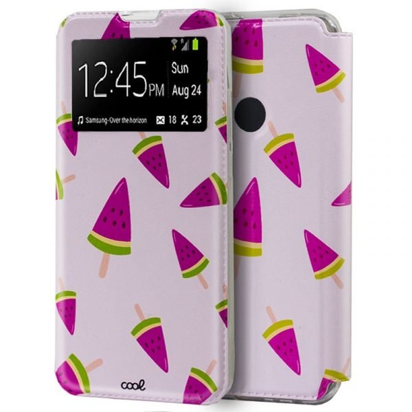 funda cool flip cover para xiaomi redmi note 8 note 8 2021 dibujos sandia