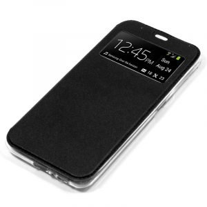 funda cool flip cover para zte blade a31 lite a3 2019 liso negro 2