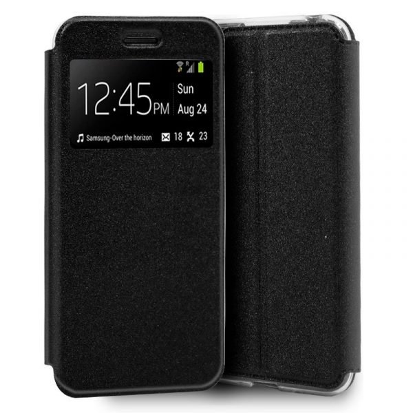 funda cool flip cover para zte blade a31 lite a3 2019 liso negro