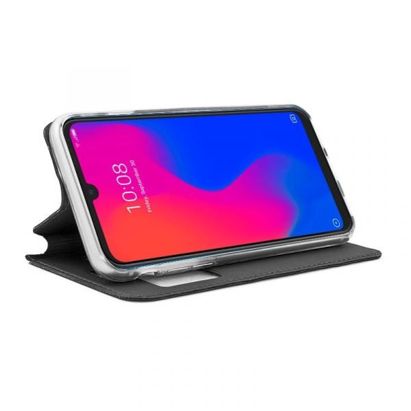 funda cool flip cover para zte blade a7 2019 liso negro 1