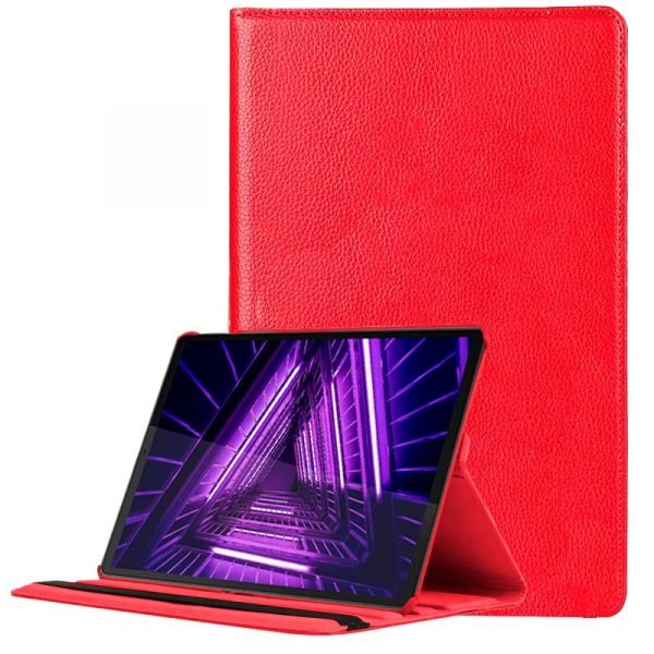 funda cool para lenovo tab m10 plus fhd plus 2 gen tab k10 polipiel liso rojo 103 pulg