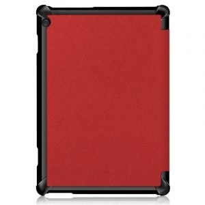 funda cool para lenovo tab m10 tb x505f tb x605f polipiel liso rojo 101 pulg 2