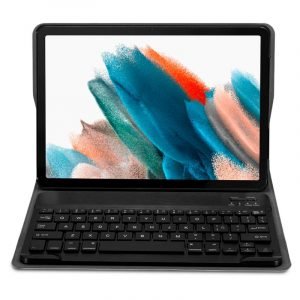 funda cool para samsung galaxy tab a8 x200 x205 polipiel teclado bluetooth negro 105 pulg 2