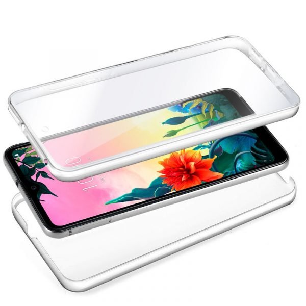 funda cool silicona 3d para lg k50s transparente frontal trasera 1