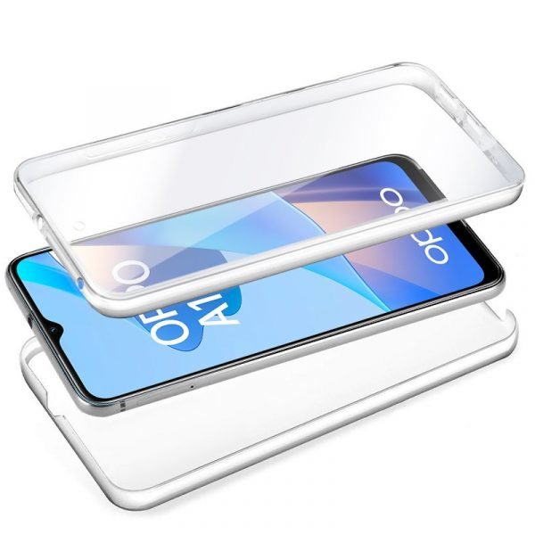 funda cool silicona 3d para oppo a16 a16s a54s transparente frontal trasera 1