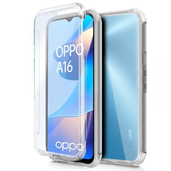 funda cool silicona 3d para oppo a16 a16s a54s transparente frontal trasera