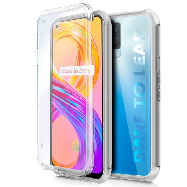 funda cool silicona 3d para realme 8 8 pro transparente frontal trasera