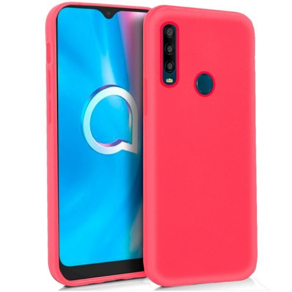 funda cool silicona para alcatel 1se 2020 alcatel 1se 2021 rosa