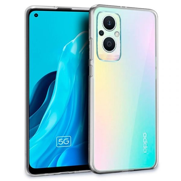 funda cool silicona para oppo reno 8 lite 5g transparente