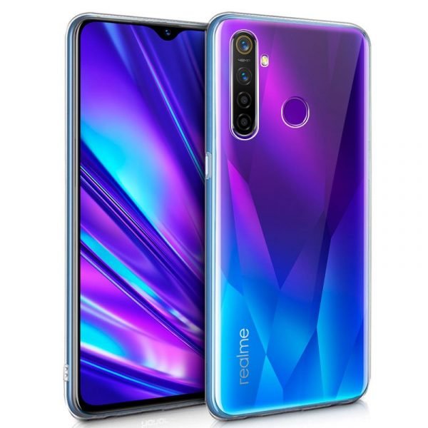 funda cool silicona para realme 5 pro transparente