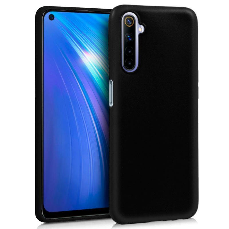 Funda Silicona para Realme 6 / 6s (Negro) 1 Funda Silicona para Realme 6 / 6s (Negro)