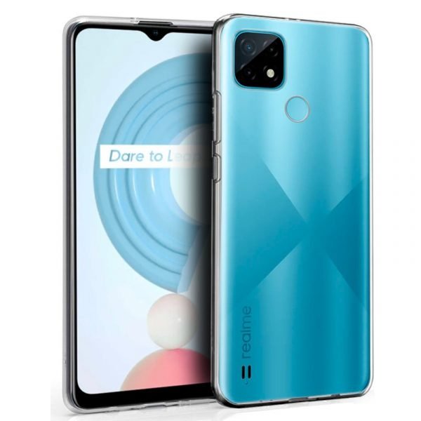 funda cool silicona para realme c21 transparente