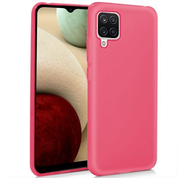 funda cool silicona para samsung a125 galaxy a12 m12 rosa