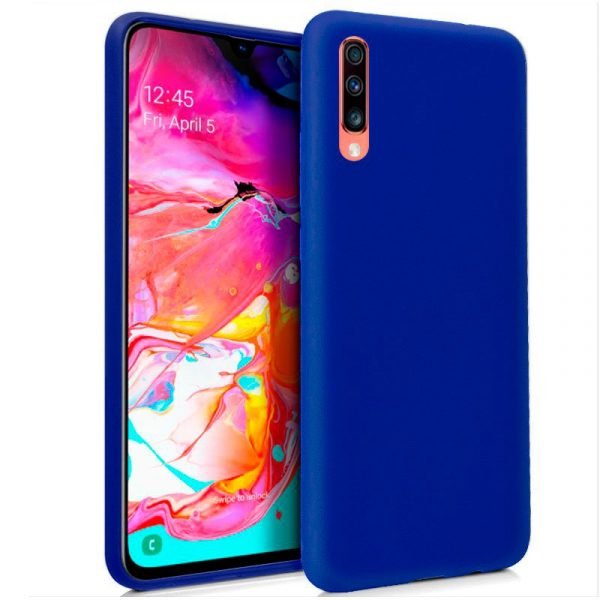 funda cool silicona para samsung a705 galaxy a70 azul