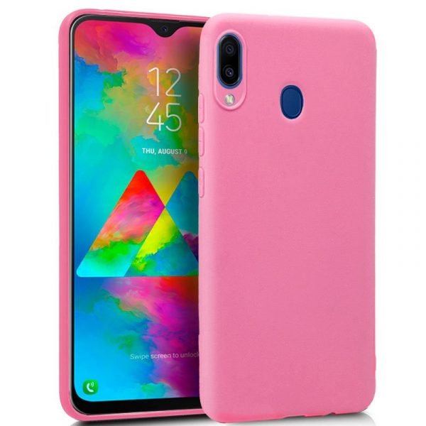 funda cool silicona para samsung m205 galaxy m20 rosa