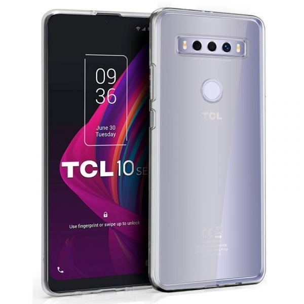 funda cool silicona para tcl 10 se transparente