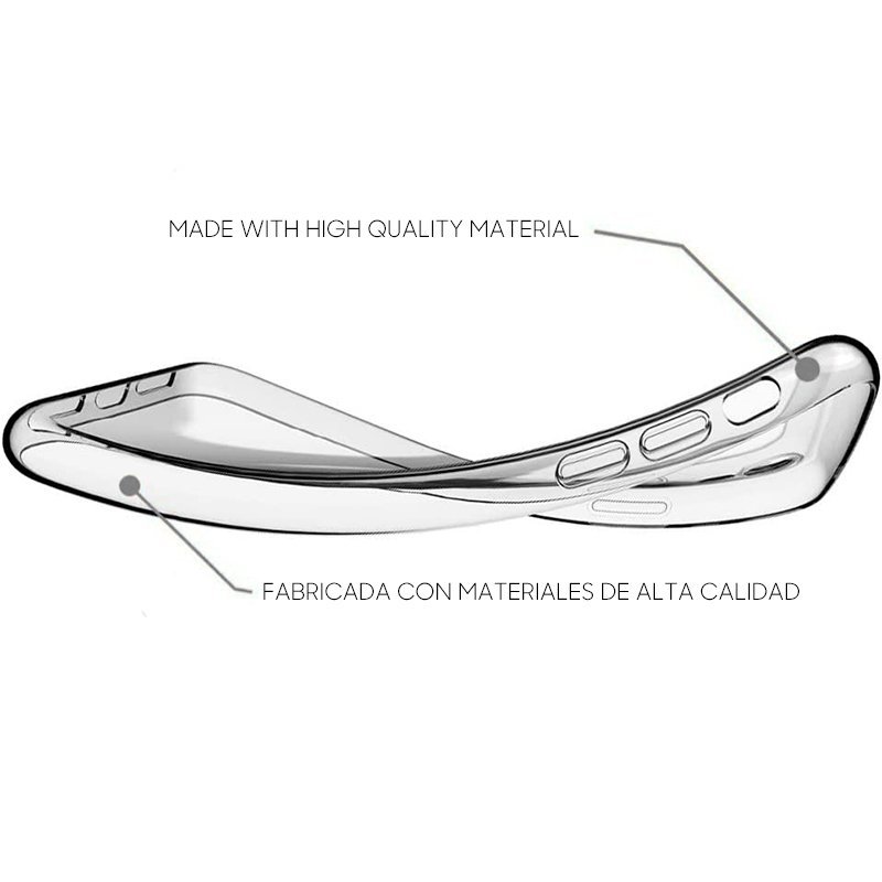 Funda Silicona para Wiko Y80 (Transparente) 2 Funda Silicona para Wiko Y80 (Transparente) - Imagen 2