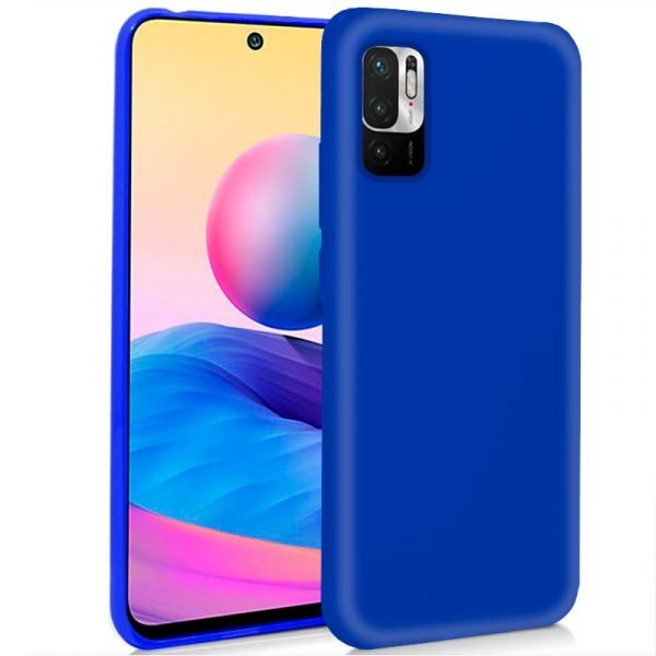 funda cool silicona para xiaomi redmi note 10 5g pocophone m3 pro 5g azul